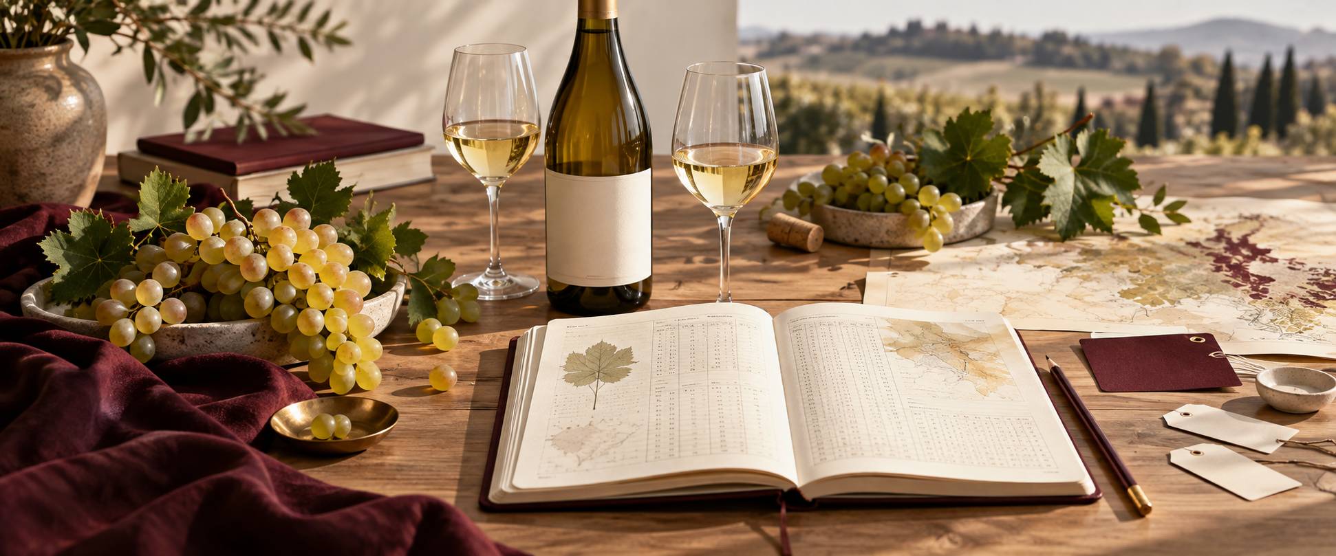 Illustration éditoriale du sujet : Clairette : profil, Die et Languedoc, prix relevés 2026