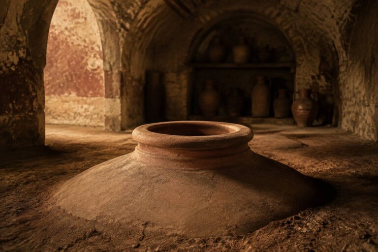 Vin géorgien en qvevri : ce que la jarre change au vin